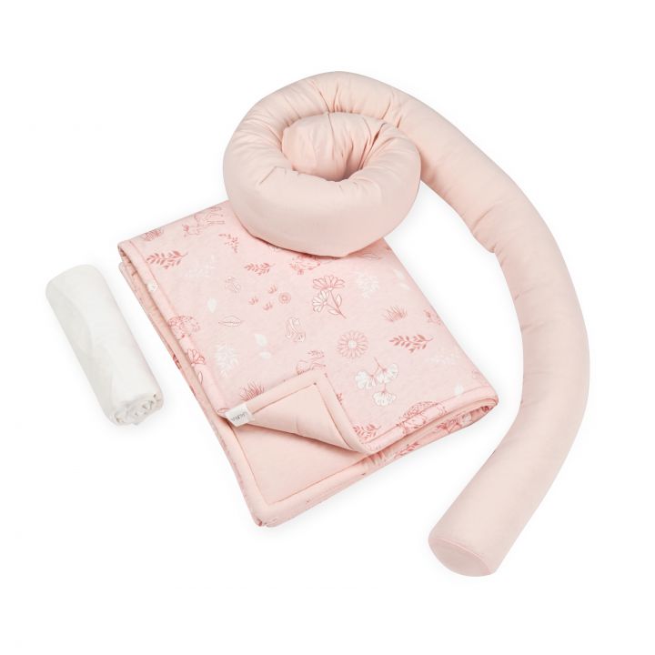 סט עריסה עם כרית נחשוש Pink deer
