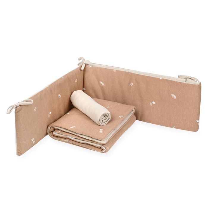 סט מצעים למיטת מטר שלכת חום