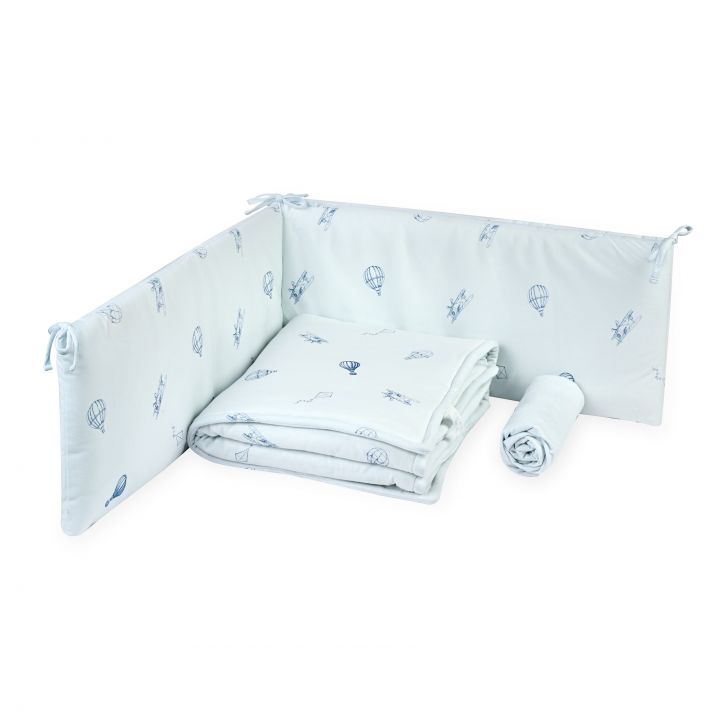 סט מצעים למיטת מטר Hot Air Balloon