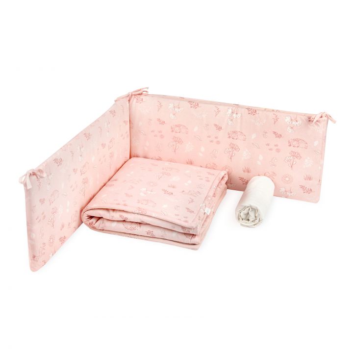 סט מצעים למיטת מטר Pink deer