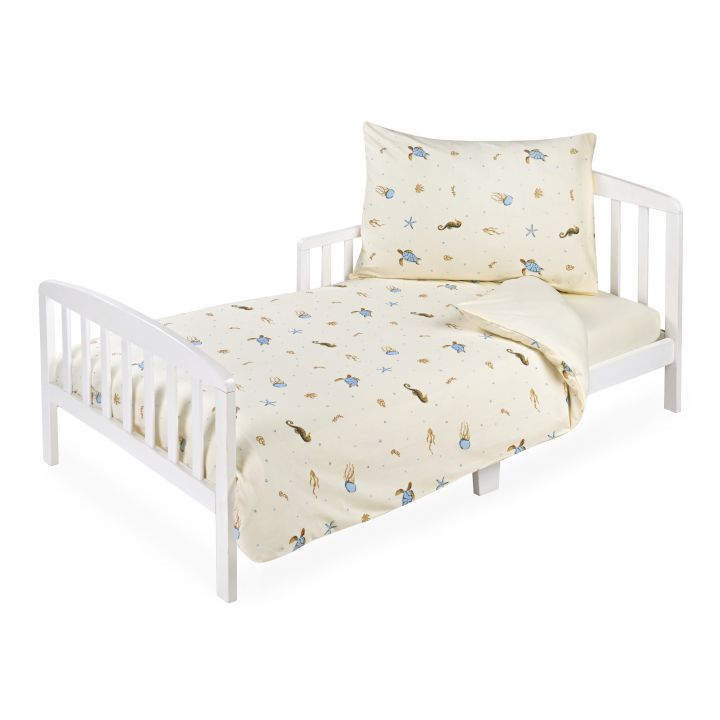 סט מצעים למיטת מעבר Sea Life