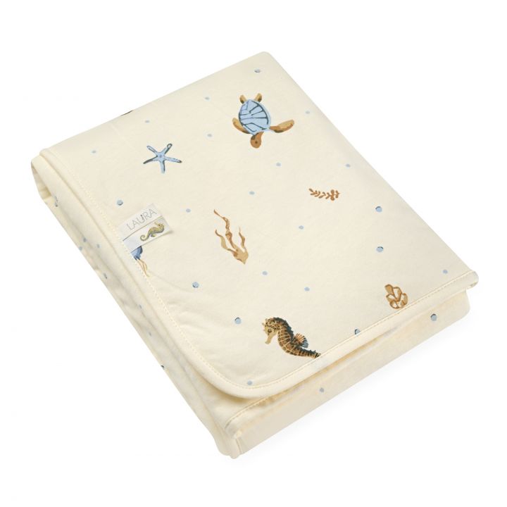 שמיכת טריקו עם מילוי 75X100 Sea Life