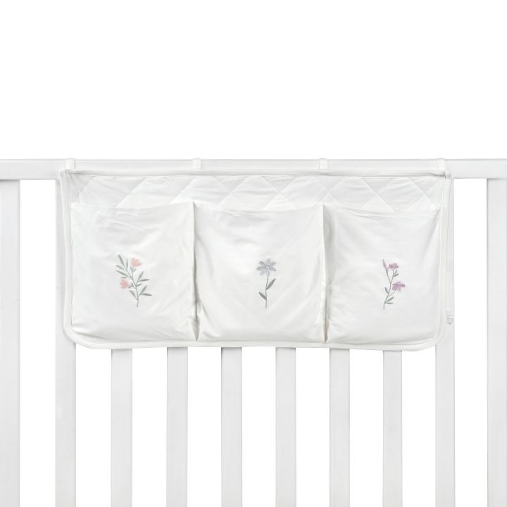 אירגונית 3 תאים פרחים רקומים