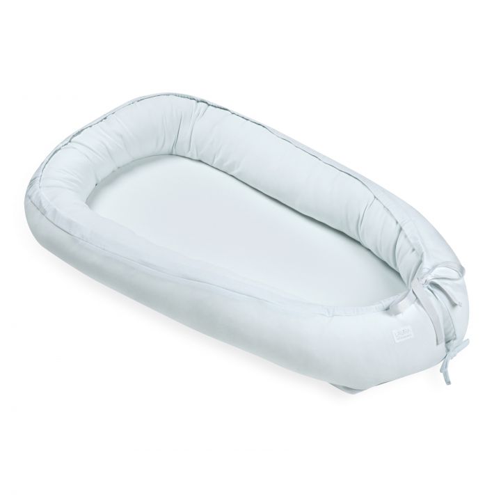 בייבי נסט חלק ג’רזי תכלת Cozy