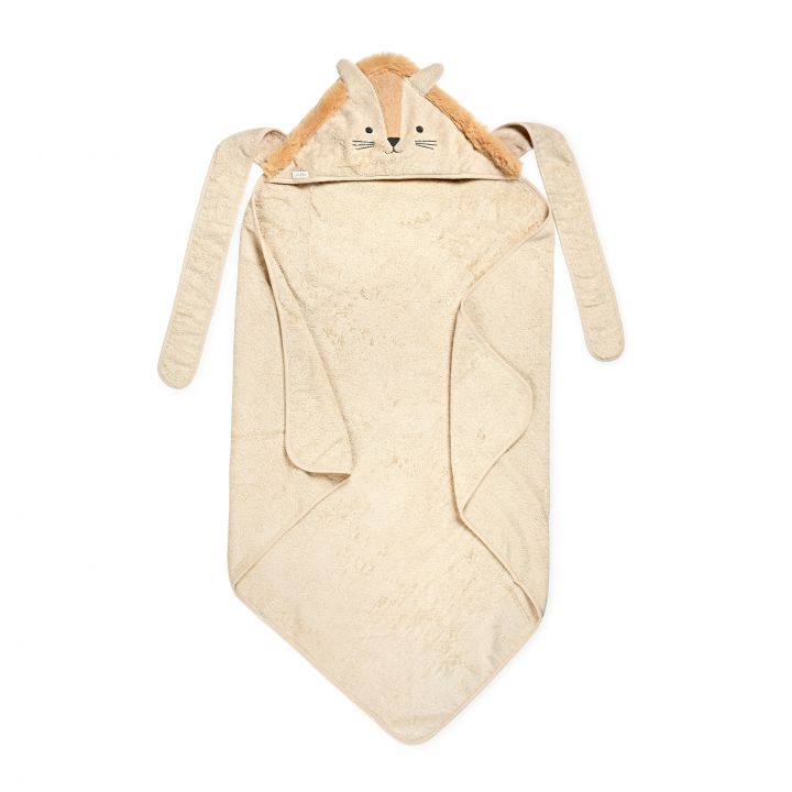 מגבת קשירה וכובע אריות