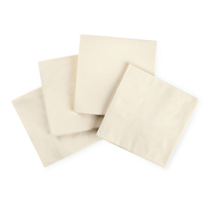 רביעיית חיתולי טריקו 70/70 ס”מ לבן