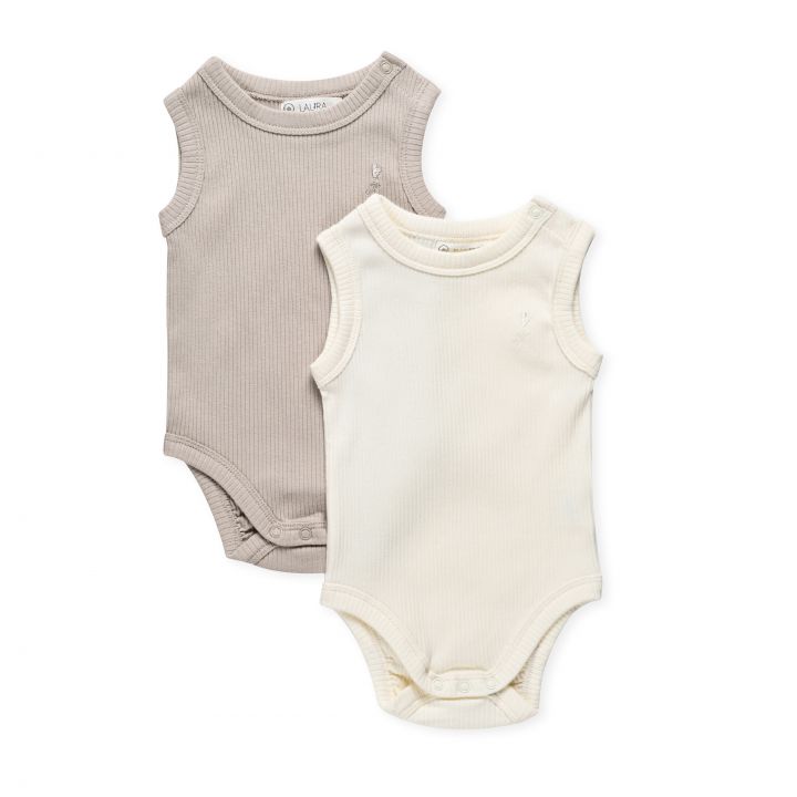 מארז 2 בגדי גוף Organic ללא שרוול