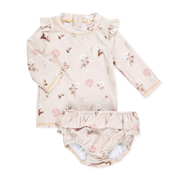 בגד ים 2 חלקים בנות פרחוני