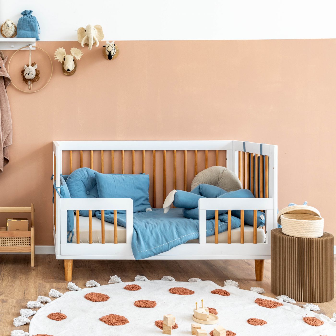 סט מצעים למיטת תינוק CUDDLE חלק