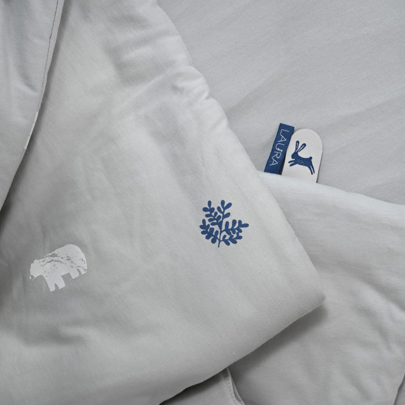 סט מצעים למיטת תינוק חיות