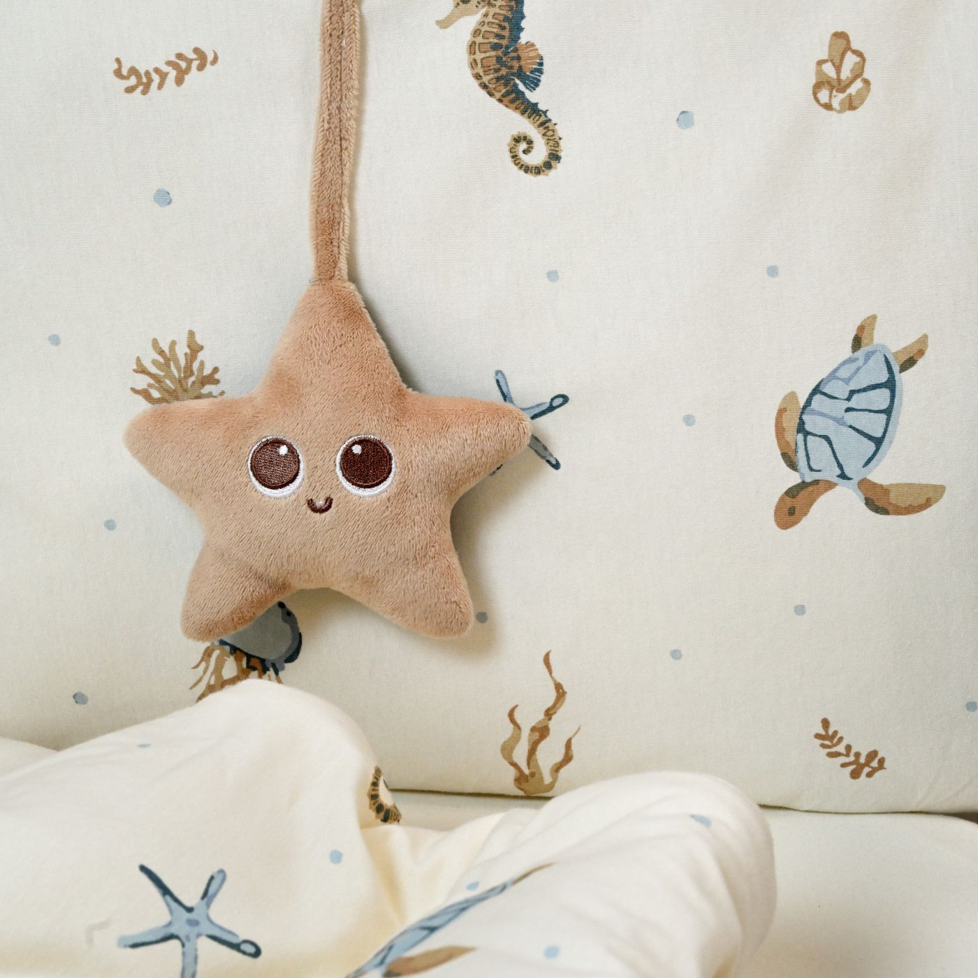 סט מצעים למיטת תינוק Sea Life