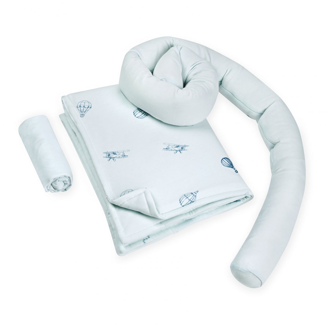 סט מצעים לעריסה Hot Air Balloon