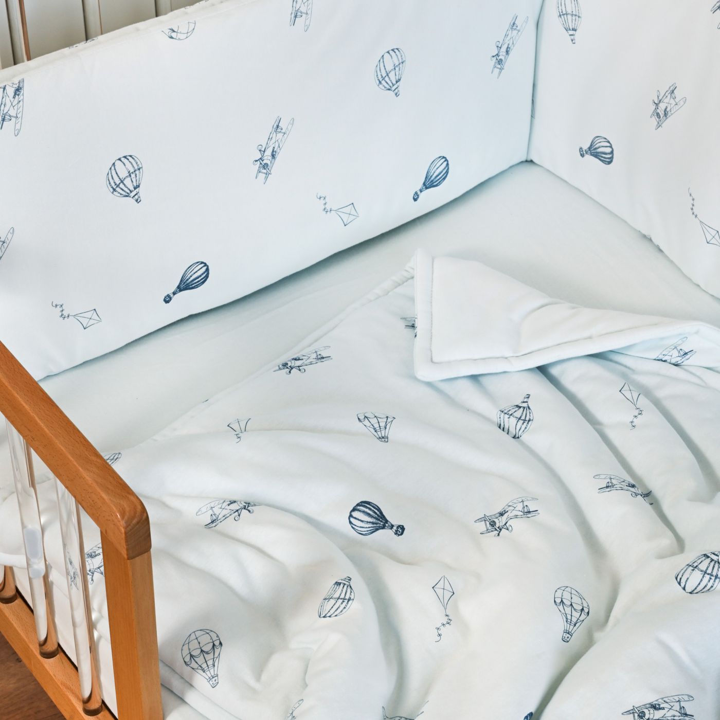 סט מצעים למיטת מטר Hot Air Balloon