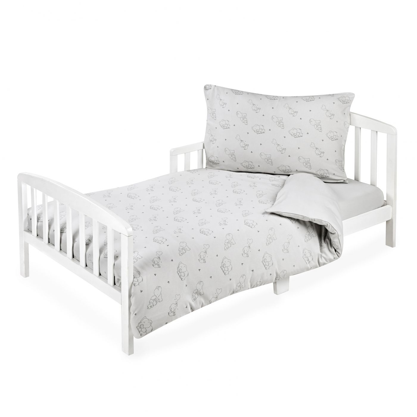 סט מצעים למיטת מעבר Elephant