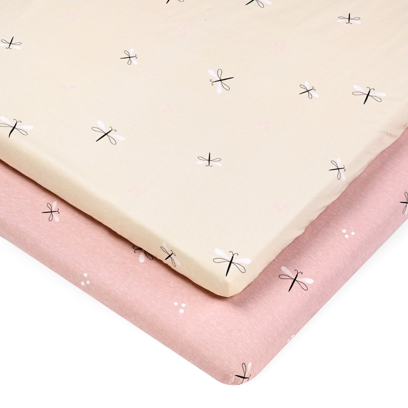 זוג סדינים למיטה פרפר