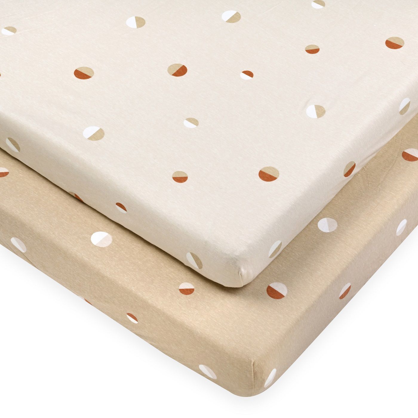 זוג סדינים לעריסה עיגולים