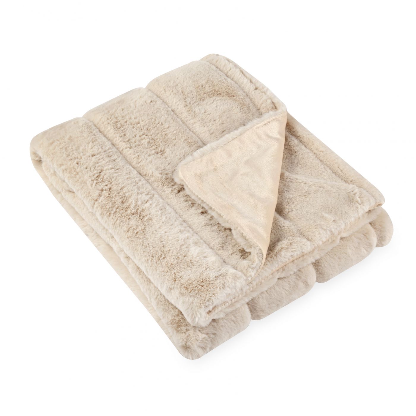 שמיכה קטיפתית חלקה mountain בז’ 80/120 ס”מ