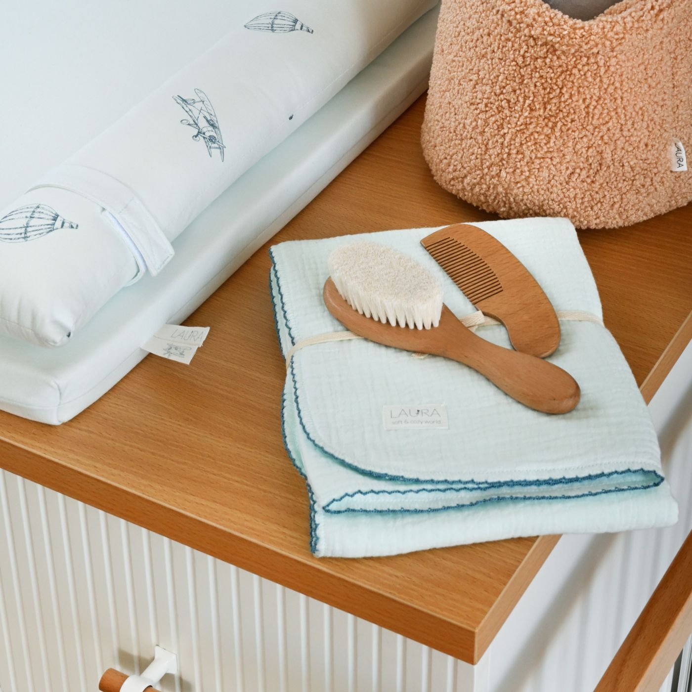 שמיכת טטרא כחולה 75X100 cozy