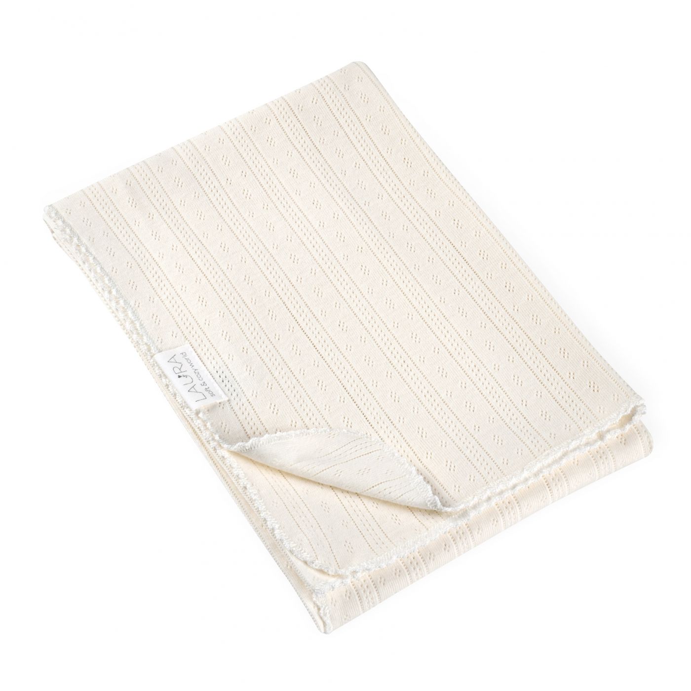 שמיכת פוינטל off-white 75X100 cozy