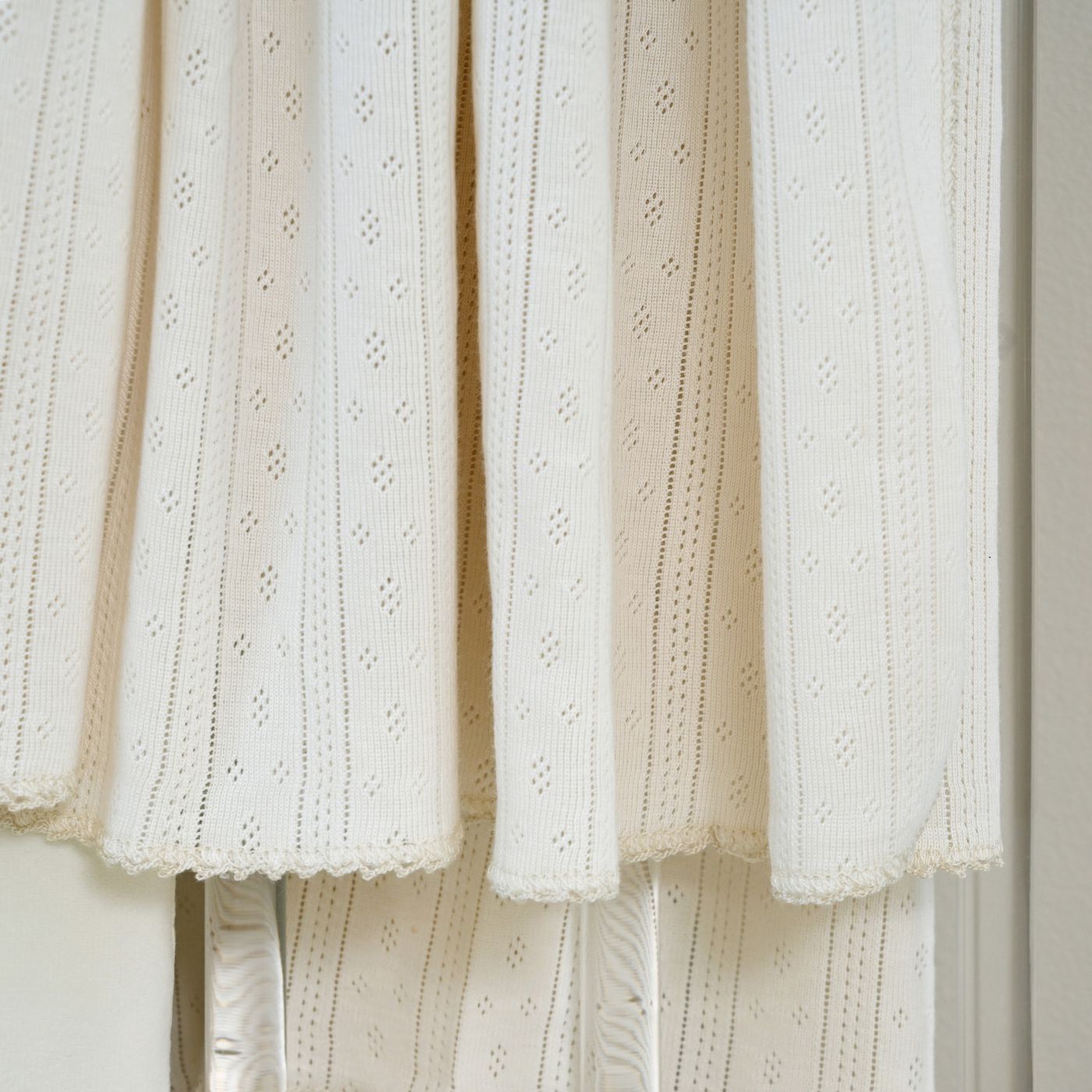 שמיכת פוינטל off-white 75X100 cozy