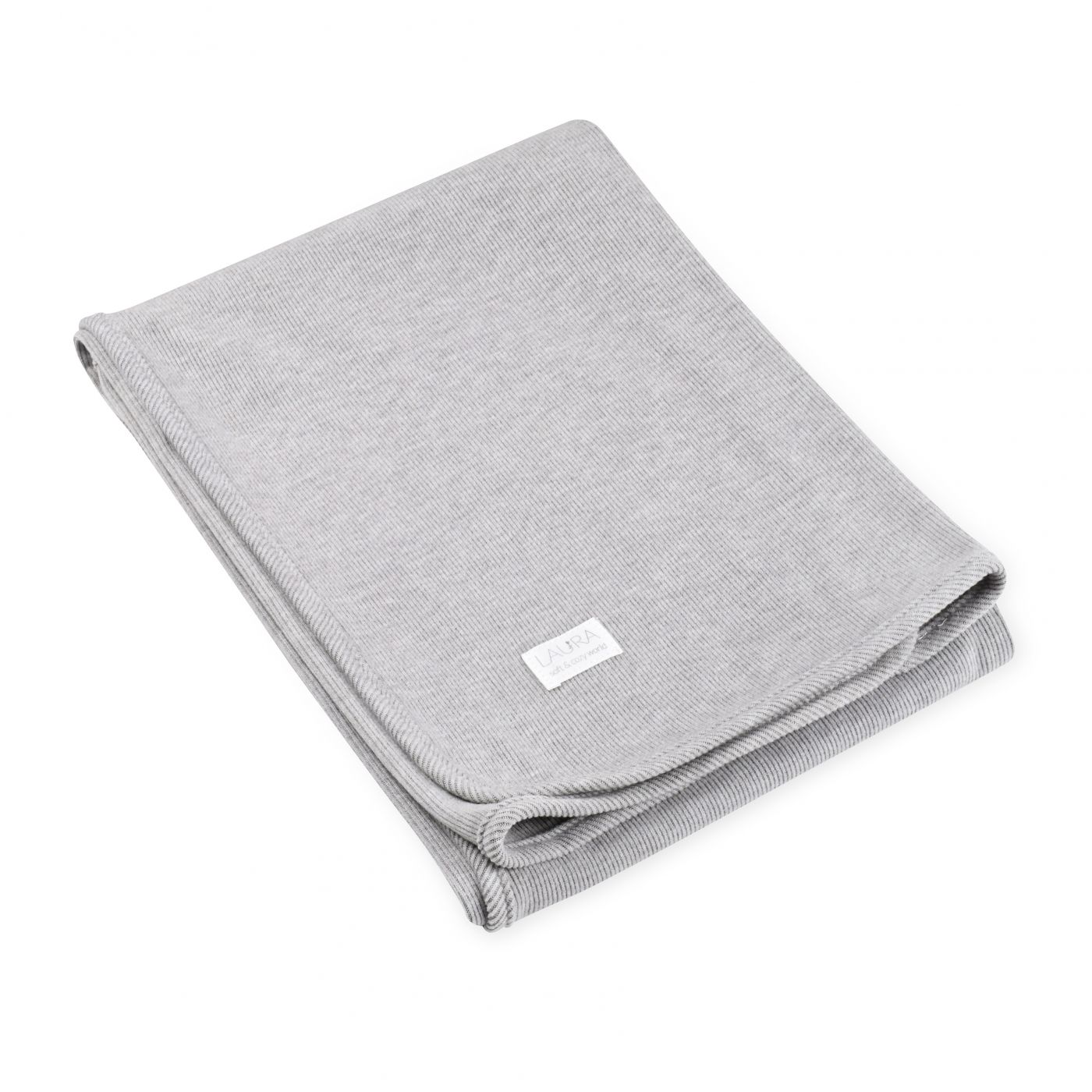 שמיכת קיץ סטריפ אפור 75/100 ס”מ