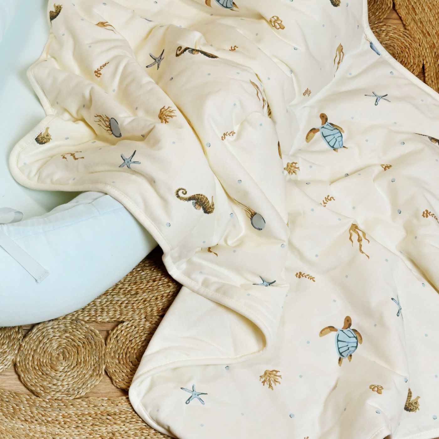 שמיכת טריקו עם מילוי 75X100 Sea Life