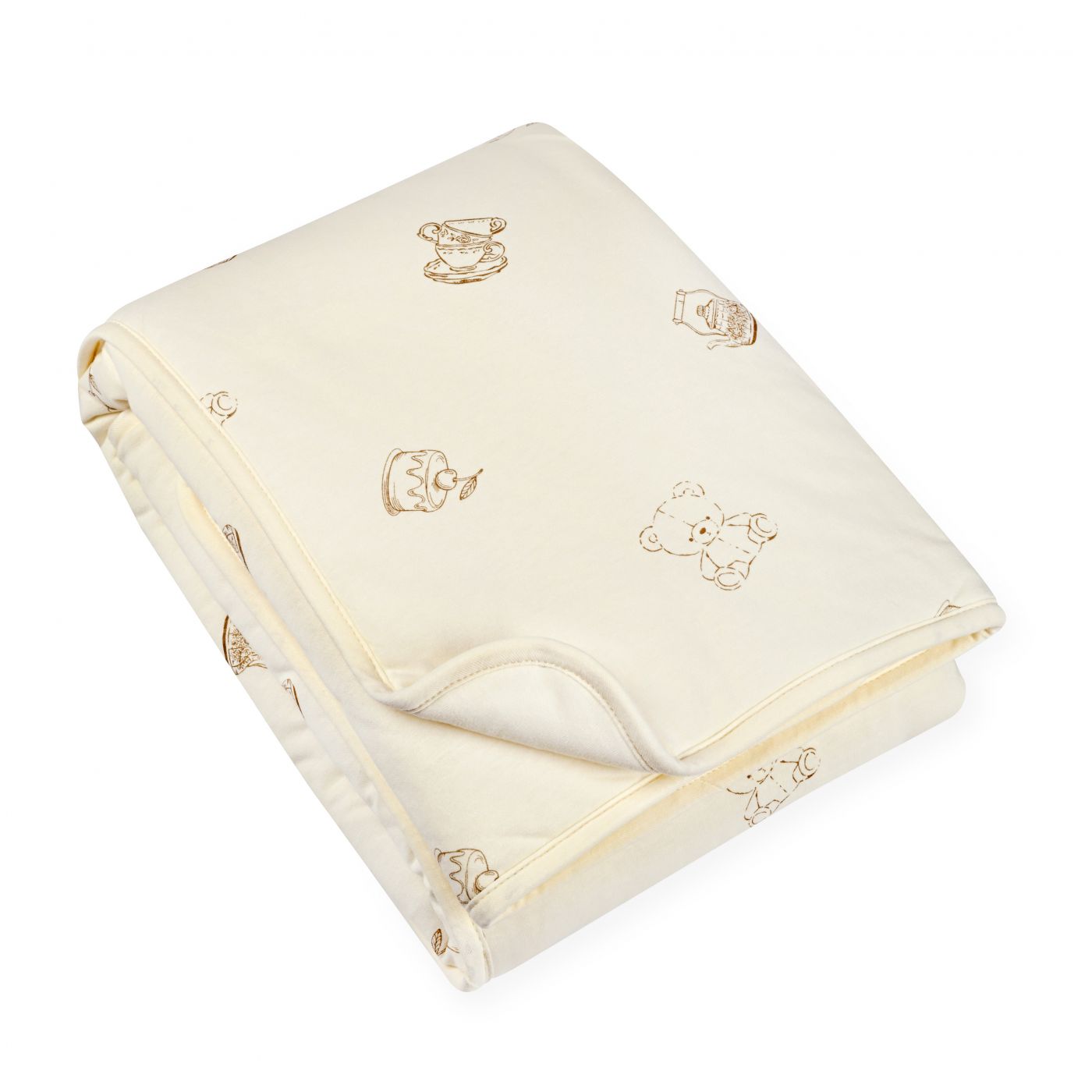שמיכת טריקו עם מילוי 75X100 Teddy bear
