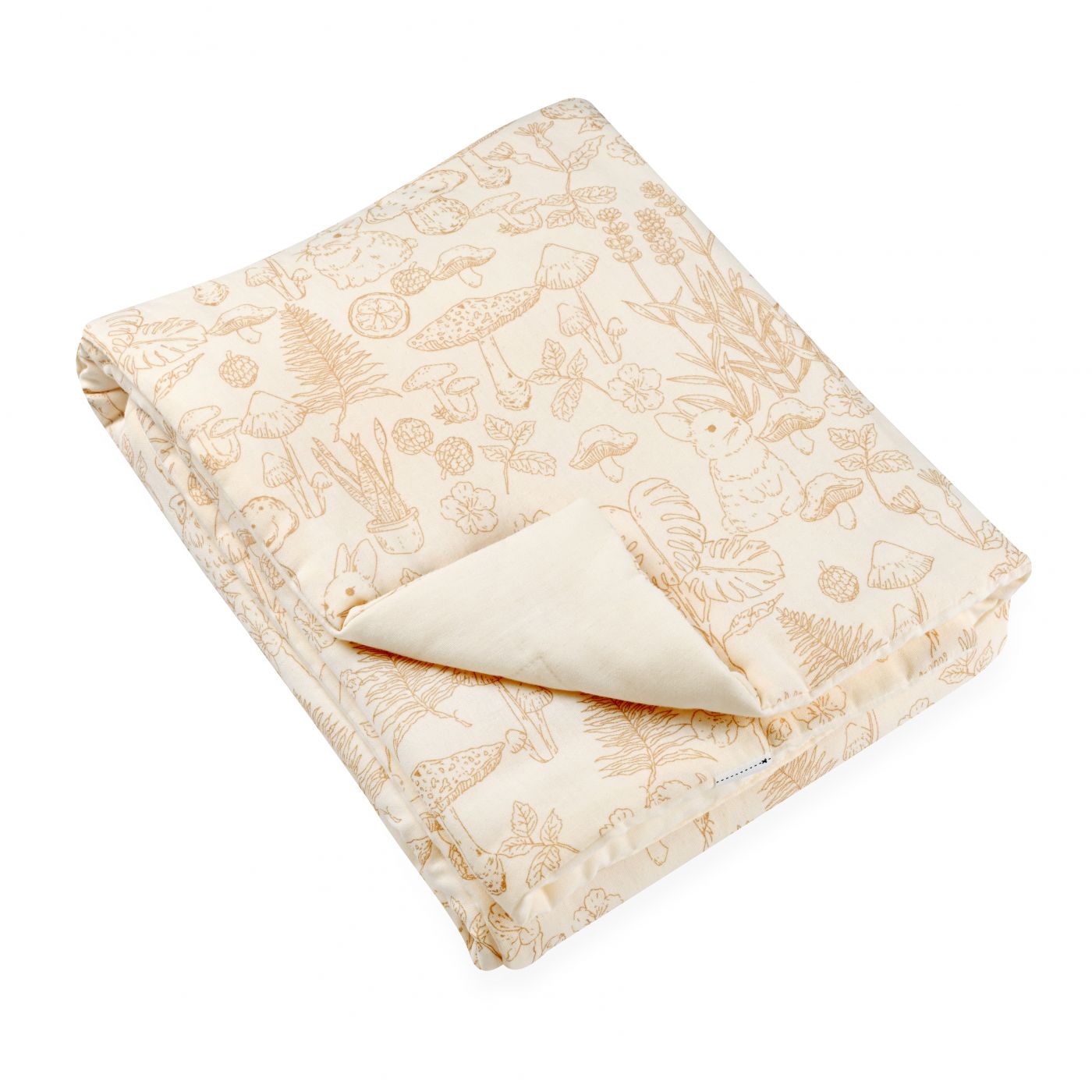 שמיכת טריקו עם מילוי 75/100 ס”מ מאזלין ארנב בז’