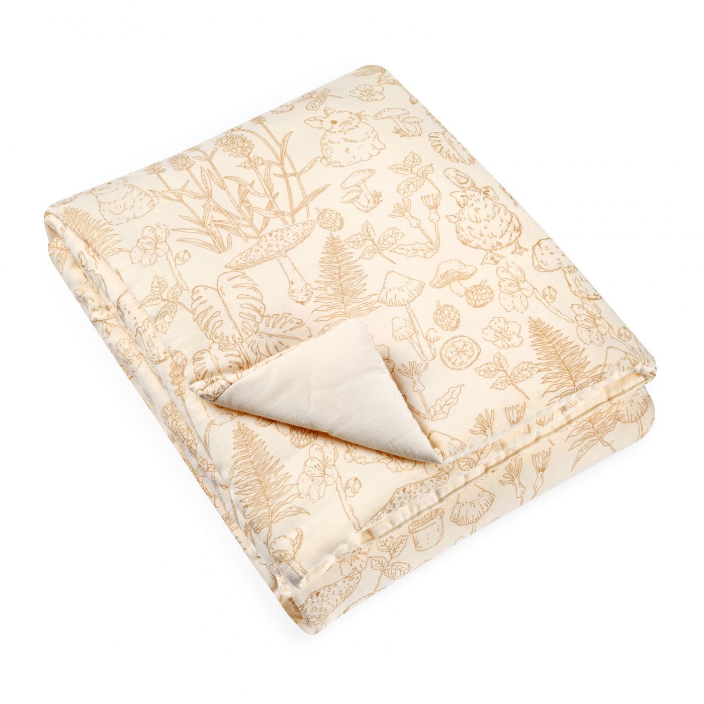 שמיכת טריקו עם מילוי 75/100 ס”מ מאזלין ארנב בז’