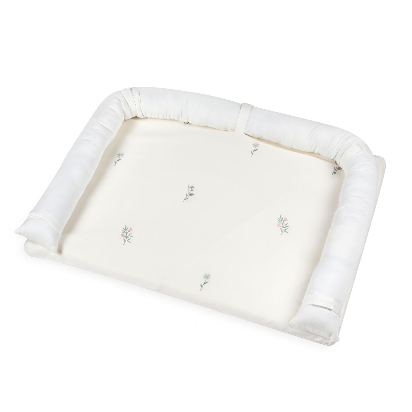 משטח החתלה פרחים רקומים