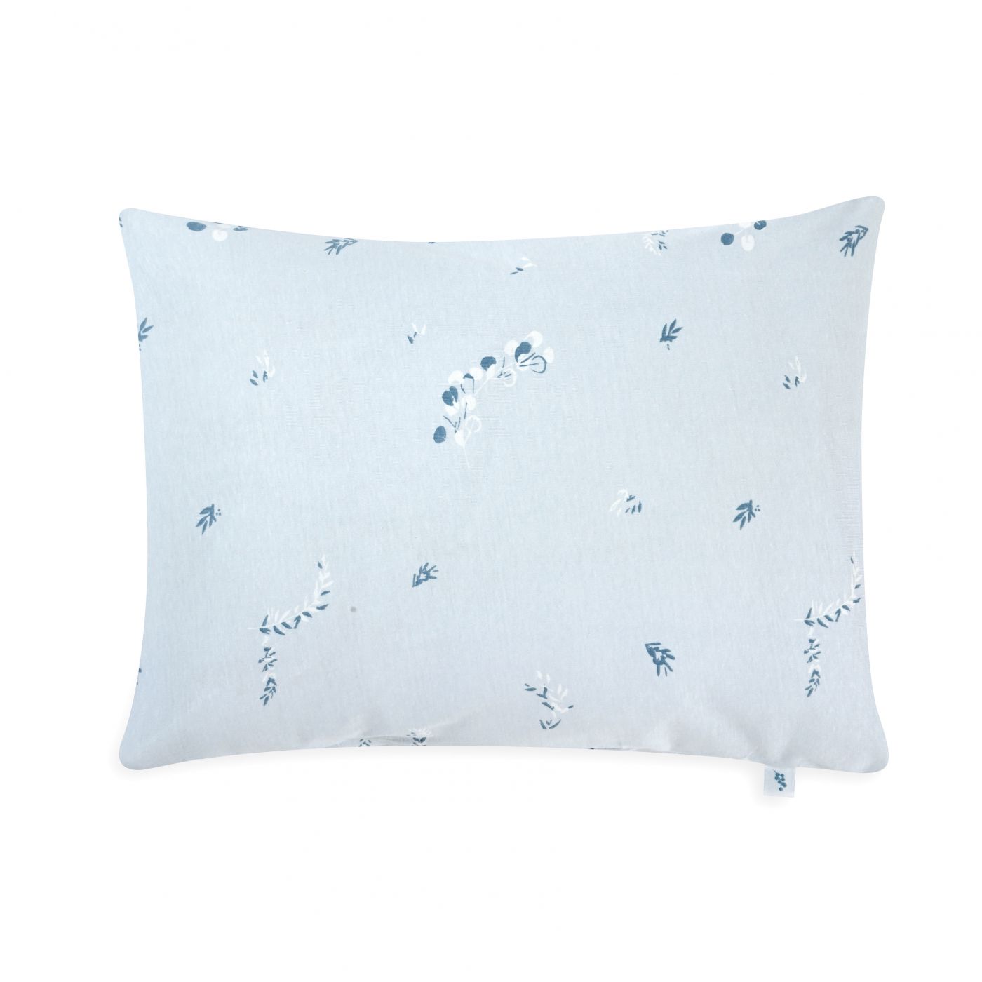 ציפית לכרית 34*44 עלים כחולים