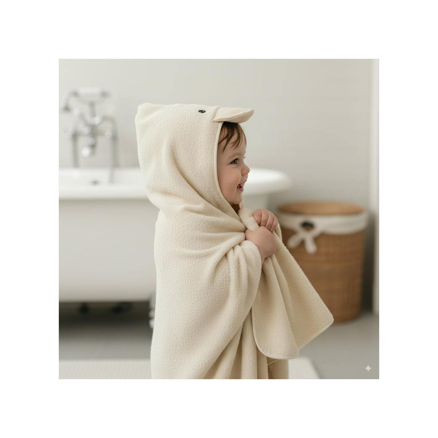 מגבת כובע וקשירה ברווז