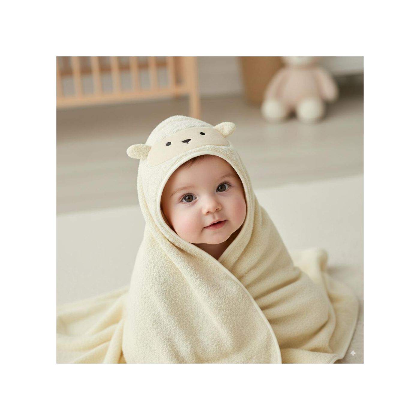 מגבת כובע וקשירה טלה