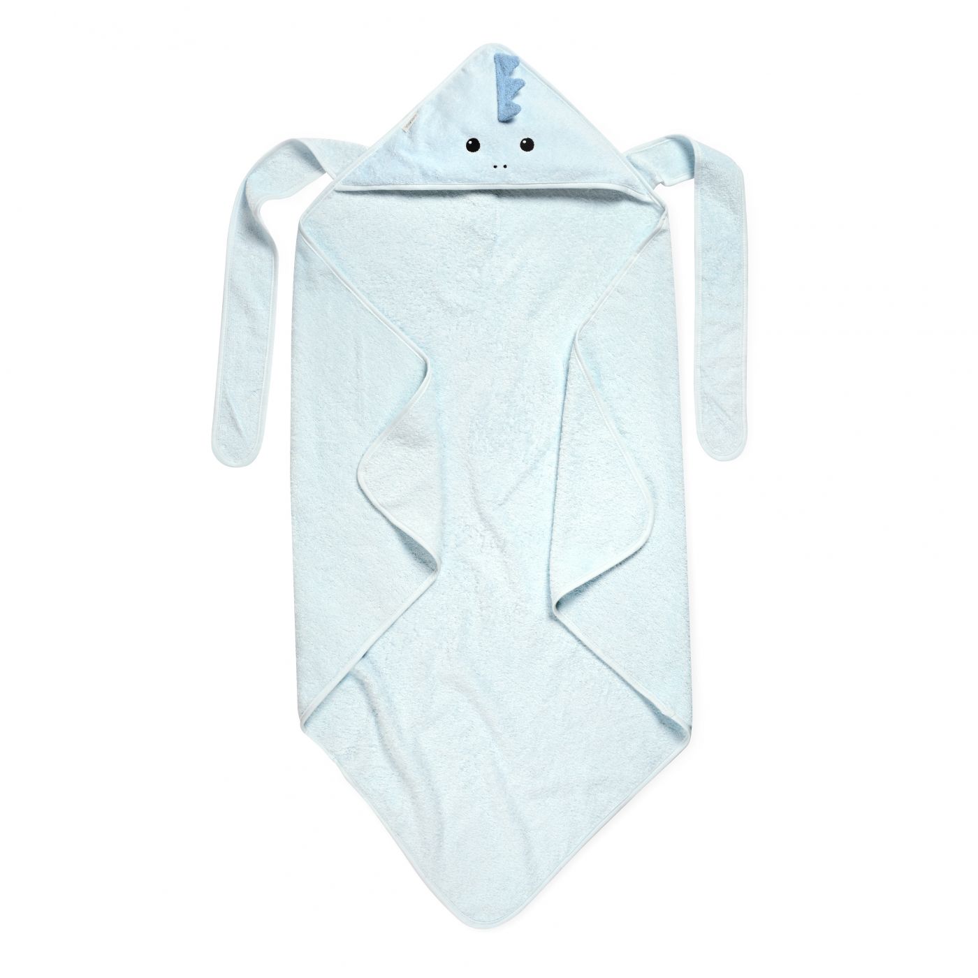 מגבת כובע וקשירה דינוזאור ירוק/כחול