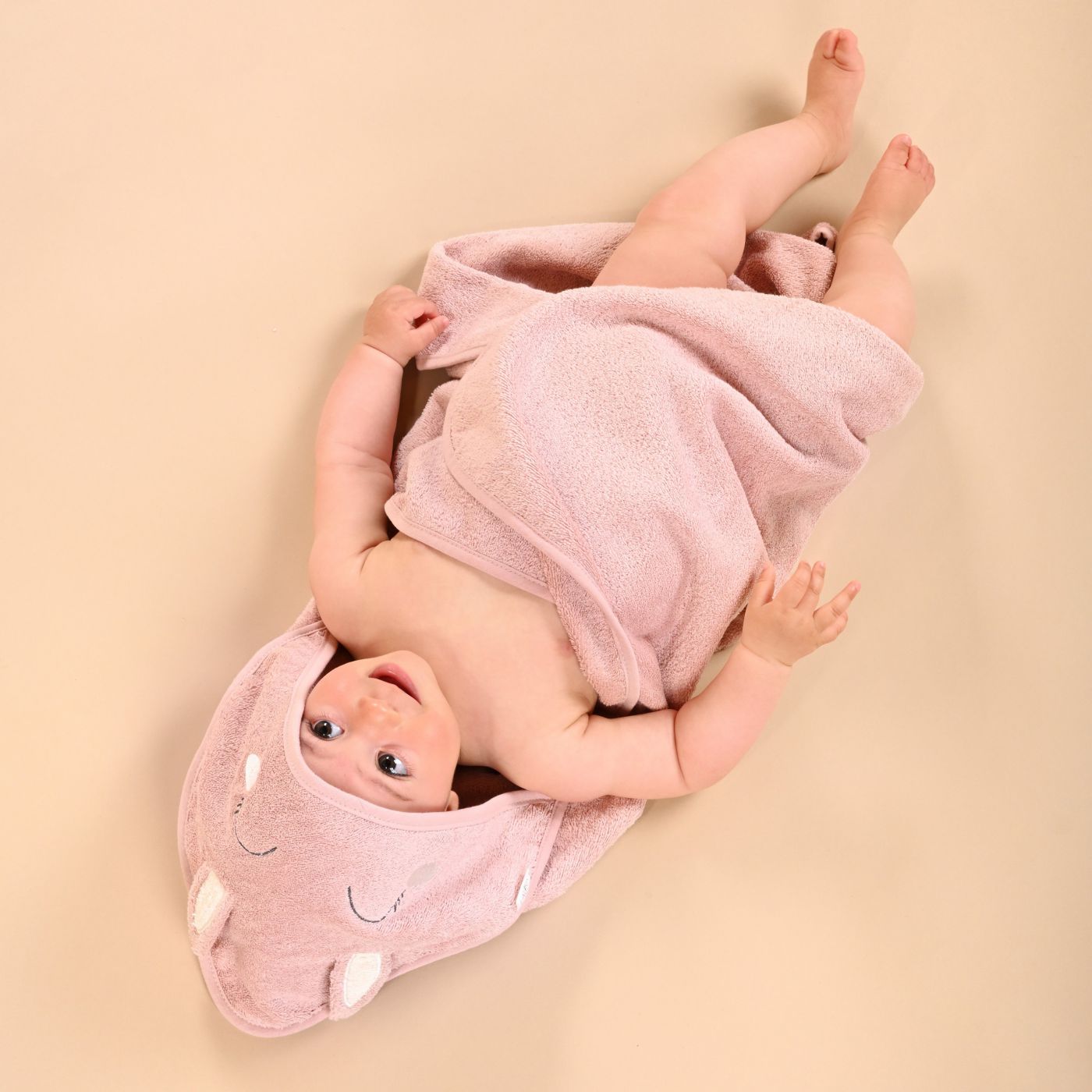 מגבת כובע עם קשירה pink unicorn