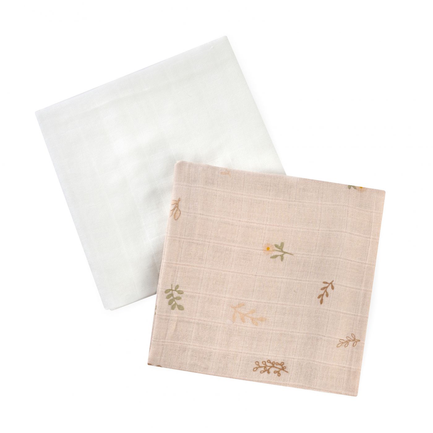 זוג חיתולי במבוק 60*60 ורדים