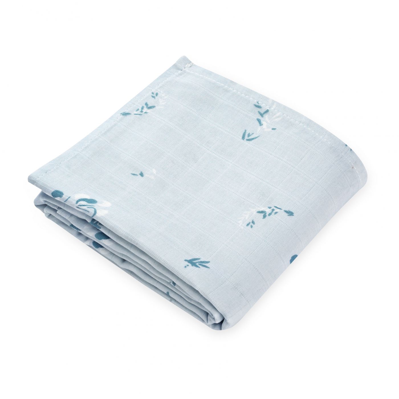 חיתול במבוק 125*100 ס”מ עלים כחולים