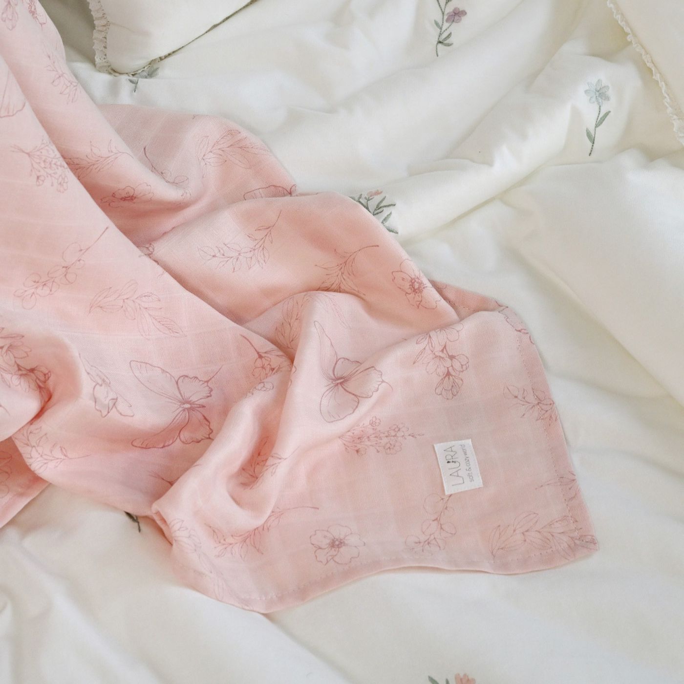 זוג חיתולי במבוק 60*60 ס”מ Spring