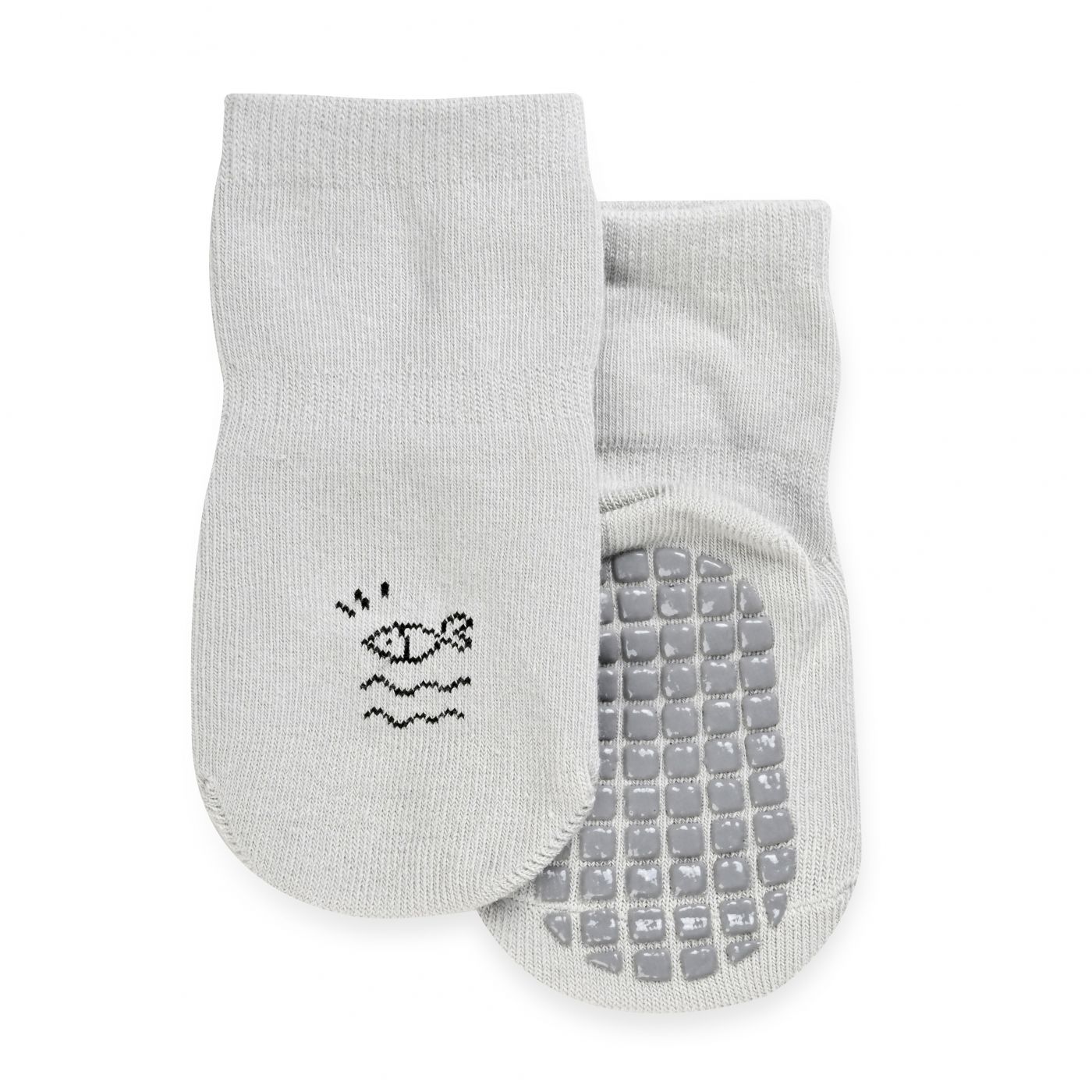 זוג גרביים מודפס דג