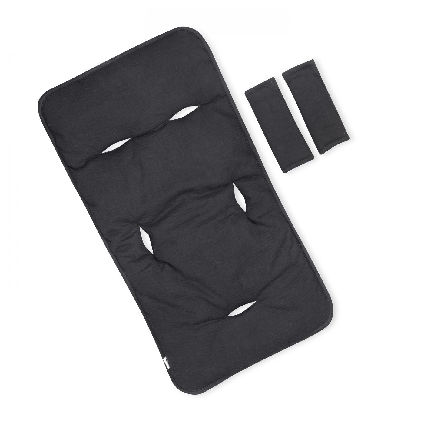 ריפודית לעגלה עם זוג חבקים טטרא רקום