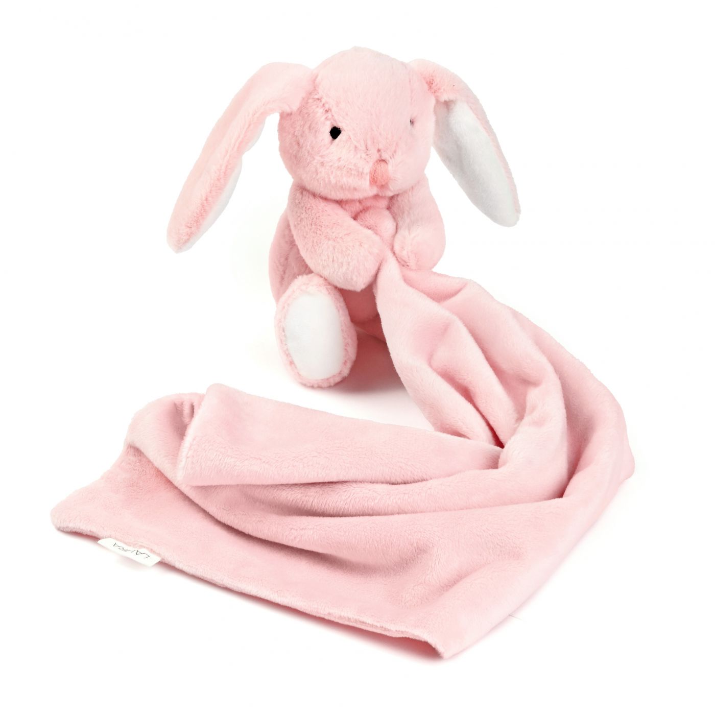 שמיכי קטיפה בובת ארנב ורוד