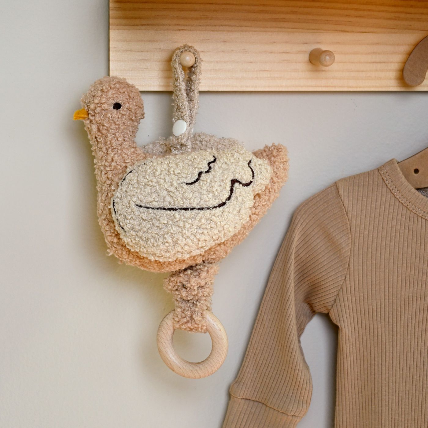 רעשן מנגן טדי Little chick