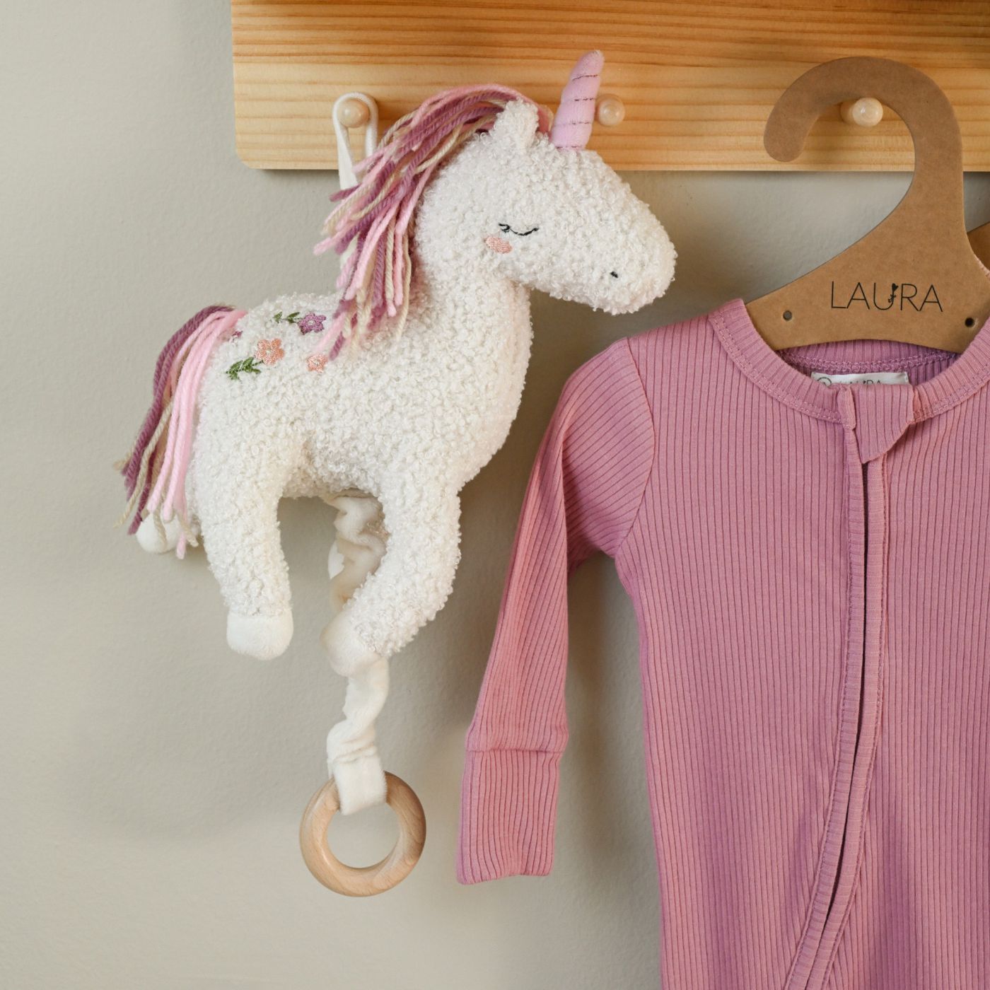 רעשן מנגן טדי Unicorn